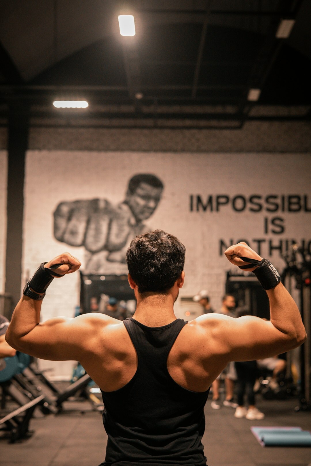 confident person with strong posture